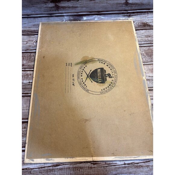 Mid Century Modern Abstract Ship Scene Oil on Board, Unframed - Picture 5 of 9